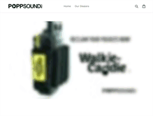 Tablet Screenshot of poppsound.com